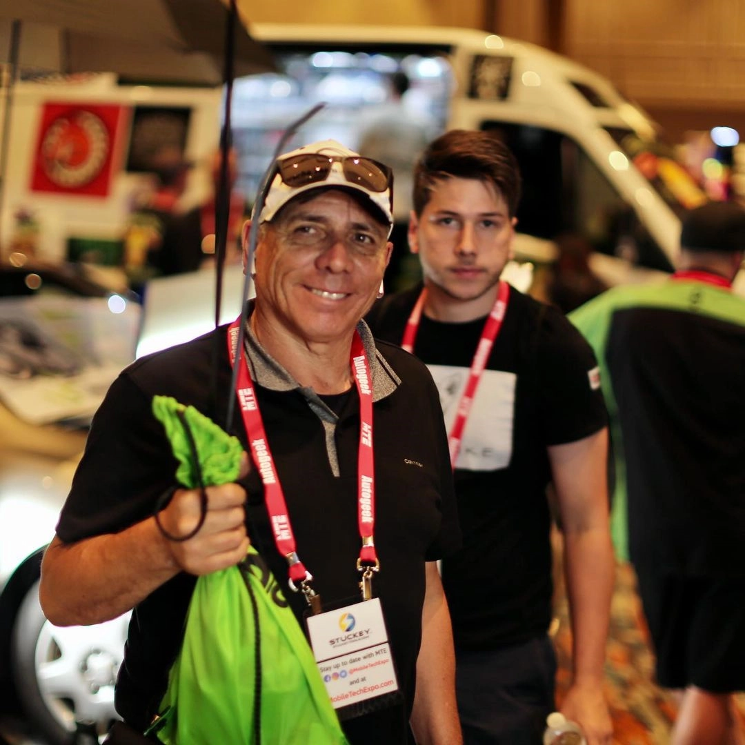 Brandon and Hector at a dent repair conference